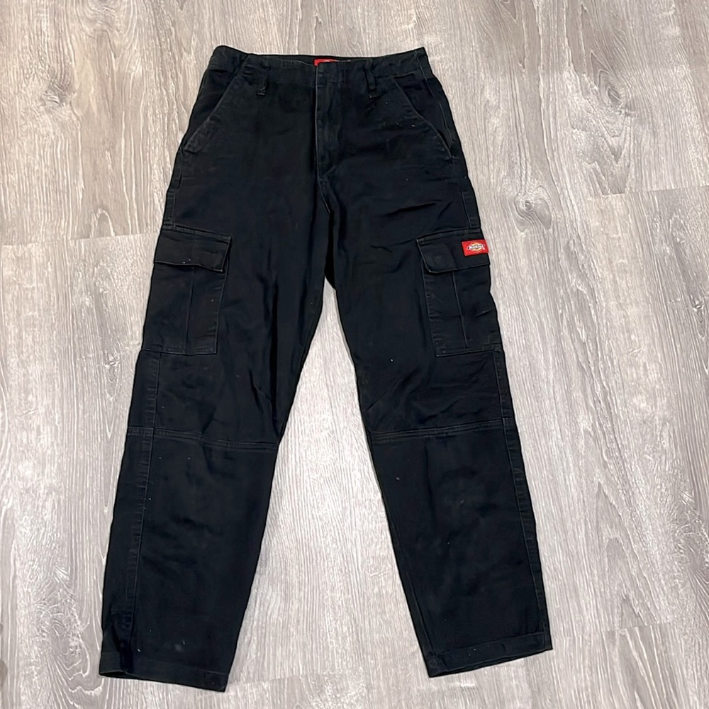 Vintage Dickies black cargo pants fits size 25